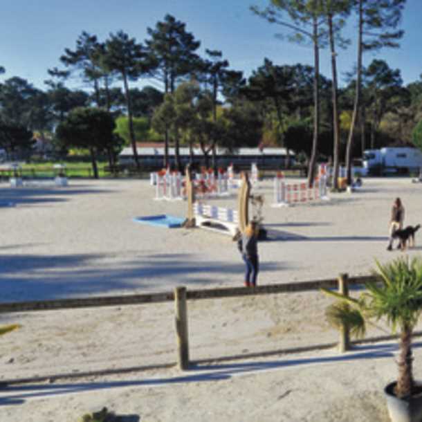 Concours au centre équestre de Lège-Cap Ferret